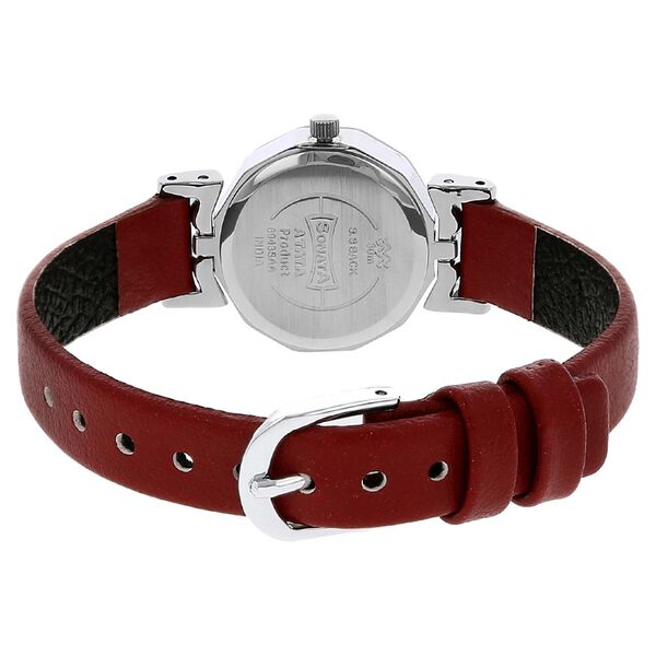Sonata Quartz Analog White Dial Leather Strap Watch for Women - image number 3