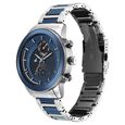 Fastrack Oceanyx - Ceramic Quartz Multifunction Blue Dial Two Toned Strap Watch For Guys - image number 2