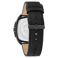 Tommy Hilfiger Multifunction Black Dial Black Leather Strap Watch For Men - image number 2