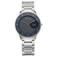 Titan Edge Murals Quartz Analog Yellow Dial Stainless Steel Strap Watch For Men