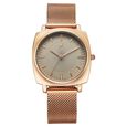 Fastrack Stunners Quartz Analog Rose Gold Dial Rose Gold Stainless Steel Strap Watch For Girls