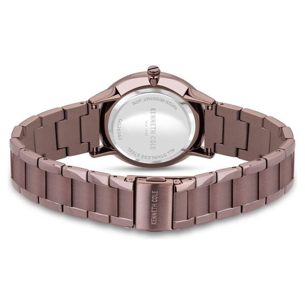Kenneth Cole Quartz Analog Brown Dial Stainless Steel Strap Watch for Couple - image number 2