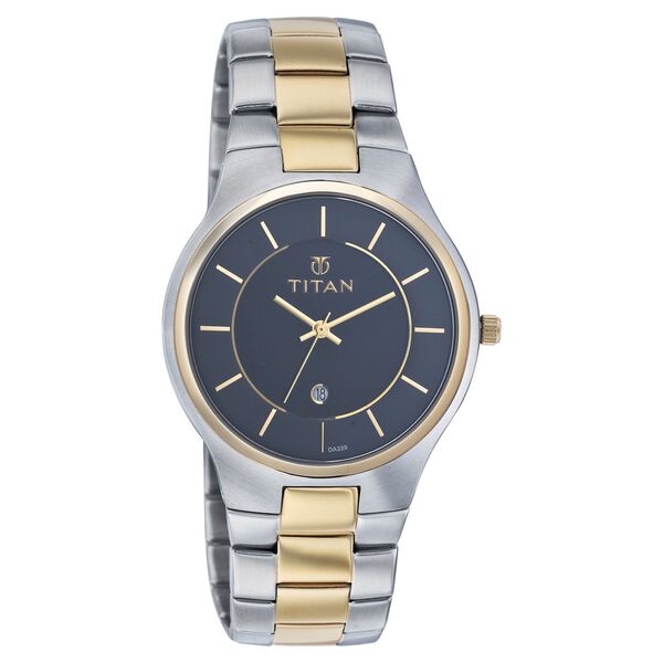 Titan Quartz Analog with Date Black Dial Watch for Men - image number 0