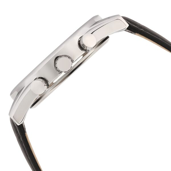 Titan Octane Silver Dial Chrono Leather Strap watch for Men - image number 3