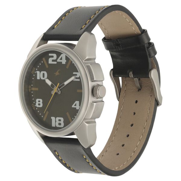 Fastrack Green Dial Quartz Analog Watch for Guys - image number 2
