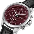Police Quartz Multifunction Maroon dial Leather Strap Watch for Men - image number 3