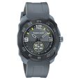 Fastrack All Nighters Quartz Analog Grey Dial Silicone Strap Watch for Guys