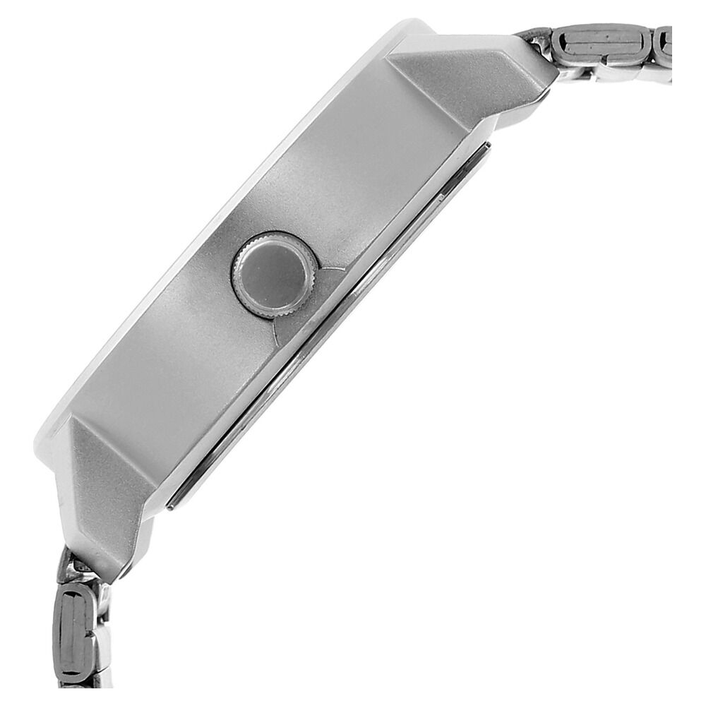 Buy Online Fastrack Quartz Analog White Dial Stainless Steel Strap Watch for Guys nr3121sm01 Titan