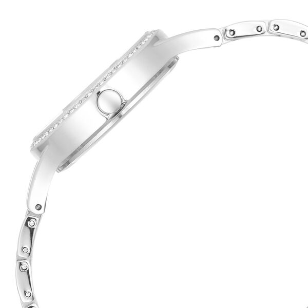 Titan Raga Showstopper Quartz Analog Mother Of Pearl Dial Silver Metal Strap Watch For Women - image number 3