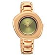 Fastrack Analog Green Dial Women's Watch with Rose Gold Metal Bracelet - image number 1