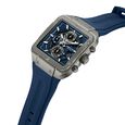 Kenneth Cole Quartz Chronograph Blue Dial Blue Silicone Strap Watch For Men - image number 3