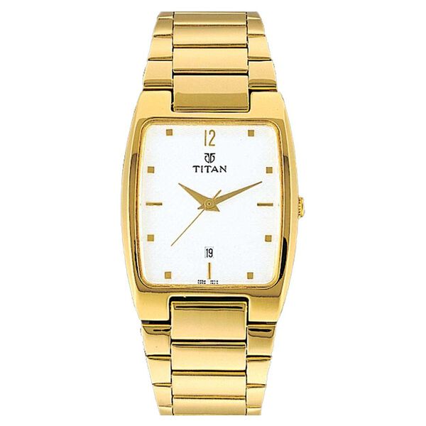 Titan Quartz Analog with Date White Dial Watch for Men - image number 0