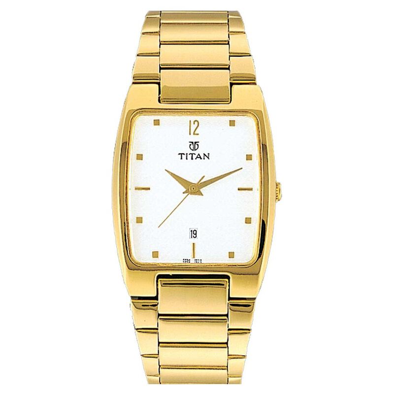 Titan Quartz Analog with Date White Dial Watch for Men