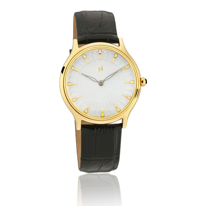Titan Nebula Deccan Treasures Quartz Analog with Date 18 Karat Solid Gold Watch for Men - image number 1