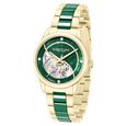 Kenneth Cole Automatic Automatic Green Mother of Pearl Dial Golden Ceramic Strap Watch For Women - image number 1