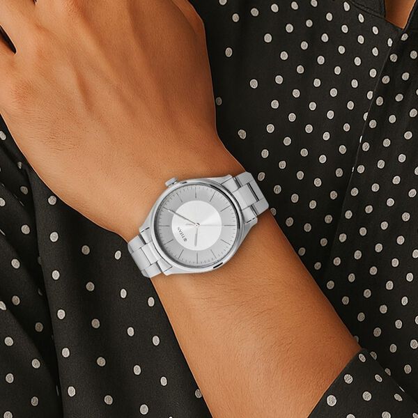 Titan Men's Urban Edge Lustrous Grey Dial Leather Watch - image number 5
