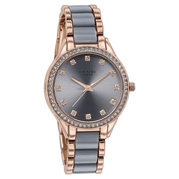 Sonata Poze Quartz Analog Grey Dial Metal Strap Watch For Women
