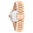 Tommy Hilfiger Quartz Analog Black Dial Rose Gold Stainless Steel Strap Watch For Men - image number 2