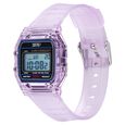 Zoop By Titan Clear Series Digital Dial Purple Plastic Strap Watch For Kids - image number 2
