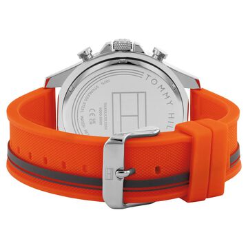 Tommy Hilfiger Quartz Multifunction Grey dial Silicone Strap Watch for Men