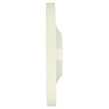 Titan Earth Flare Wall Clock - Wood Texture