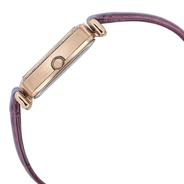 Sonata Poze Quartz Analog Purple Dial Leather Strap Watch For Women - image number 4