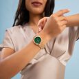 Fastrack Vyb Mirage Quartz Analog Green Dial Metal Strap Watch For Girls - image number 7