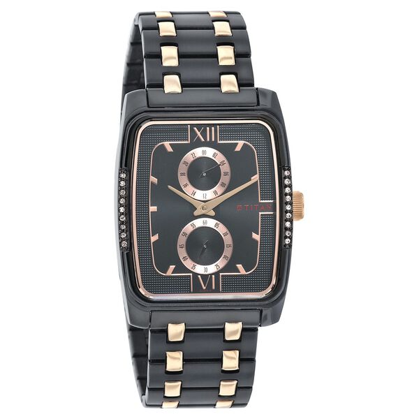 Titan Quartz Analog Black Dial Watch for Men - image number 0