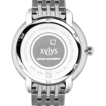 Xylys Quartz Analog Silver Dial Silver Stainless Steel Strap Watch For Women