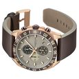 Kenneth Cole Quartz Chronograph Grey dial Leather Strap Watch for Men - image number 2