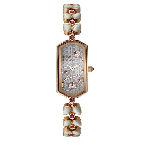 Titan Quartz Analog Mother Of Pearl Dial Watch for Women - image number 0