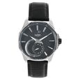 Xylys Swiss Analog Black Leather Strap and Bicolour Dial Watch For Men