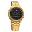 SF CirQle Digital Dial Rose Gold Stainless Steel Strap Watch For Men