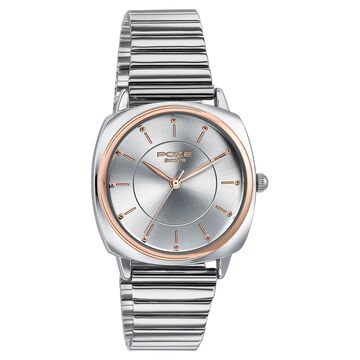 Sonata Poze Quartz Analog Silver Dial Silver Colour Stainless Steel Strap Watch For Women