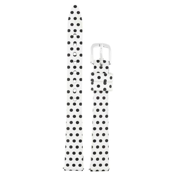 14 mm White Genuine Leather Strap for Women - image number 0