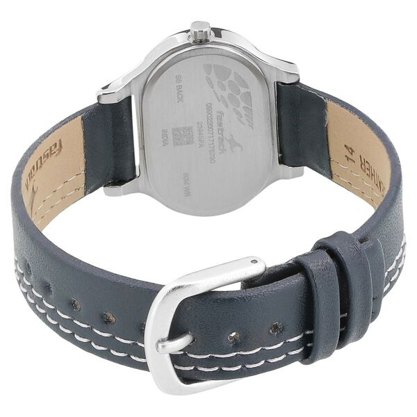 Fastrack Quartz Analog Blue Dial Leather Strap Watch for Girls - image number 3