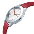 Sonata Splash White Dial Women Watch With Leather Strap - image number 3