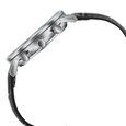 Sonata Festive Quartz Multifunction Silver Dial Black Leather Strap Watch For Men - image number 4