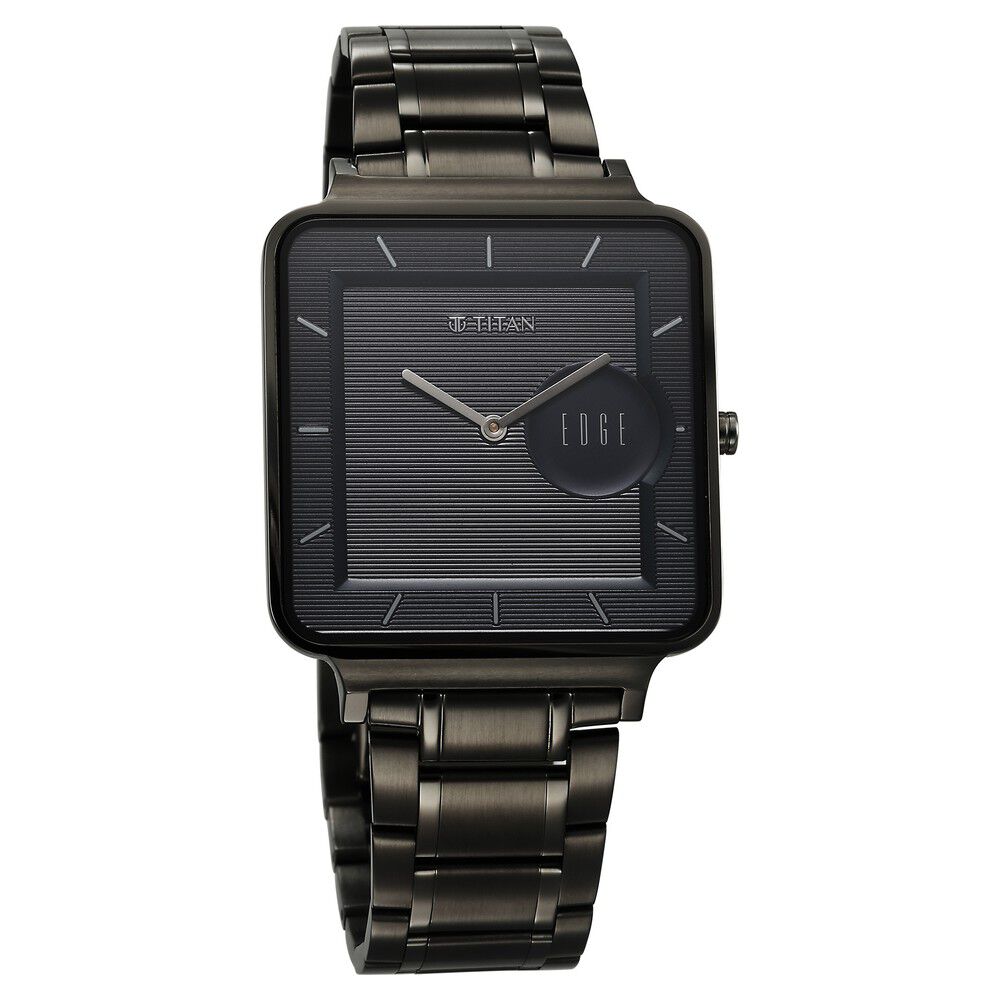 Titan edge square watch top