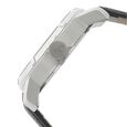 Fastrack Quartz Analog Silver Dial Leather Strap Watch for Guys - image number 2