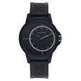Sonata Quartz Analog Black Dial Plastic Strap Watch for Men