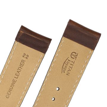 22 mm Brown Genuine Leather Straps for Men