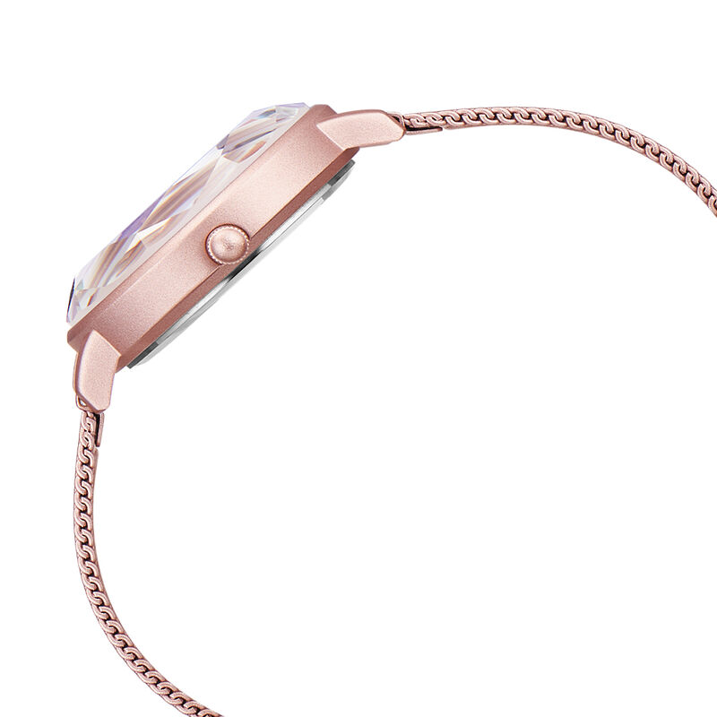 Vyb by Fastrack Quartz Analog Rose Gold Dial Stainless Steel Strap Watch for Girls - image number 4