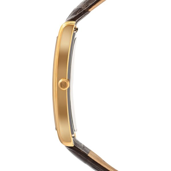 Titan Nebula Art Deco 18k Gold Analog Watch for Men  - image number 2