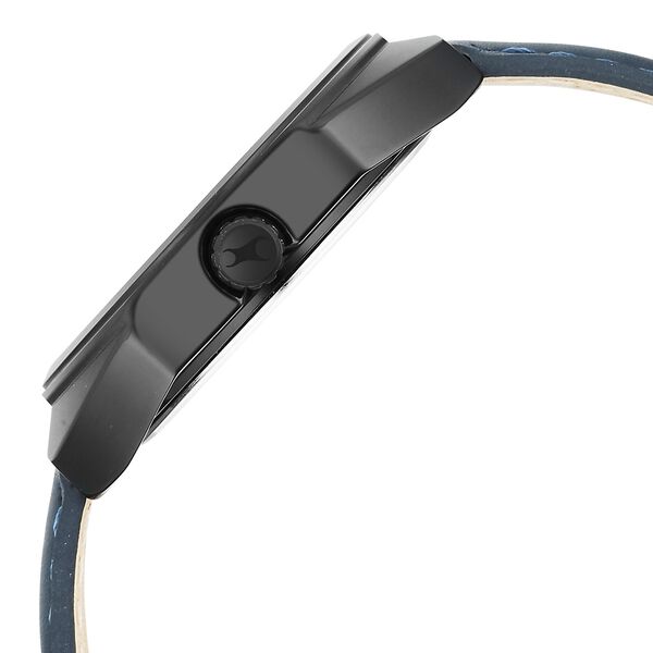 Fastrack Oceanyx Quartz Analog with Date Black Dial Blue Strap Watch For Guys - image number 4