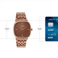 Sonata Poze Quartz Analog Brown Dial Brown Colour Stainless Steel Strap Watch For Men - image number 3