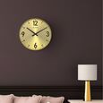 Titan Golden Slim Wall Clock - 36 cm x 36 cm (Medium) - image number 1