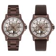 Kenneth Cole Automatic Silver Dial Leather Strap Watch for Men - image number 2