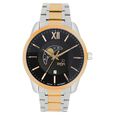 Xylys Swiss Analog Two Toned Stainless Steel Strap and Black Dial Watch For Men - image number 0