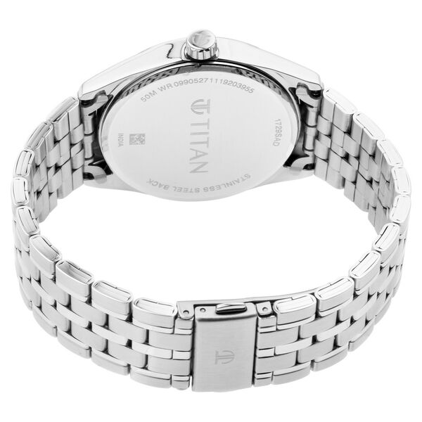 Titan Workwear Grey Dial Analog Metal Strap watch for Men - image number 4